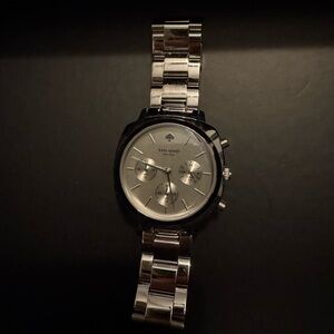 Kate Spade Silver Chronograph Watch